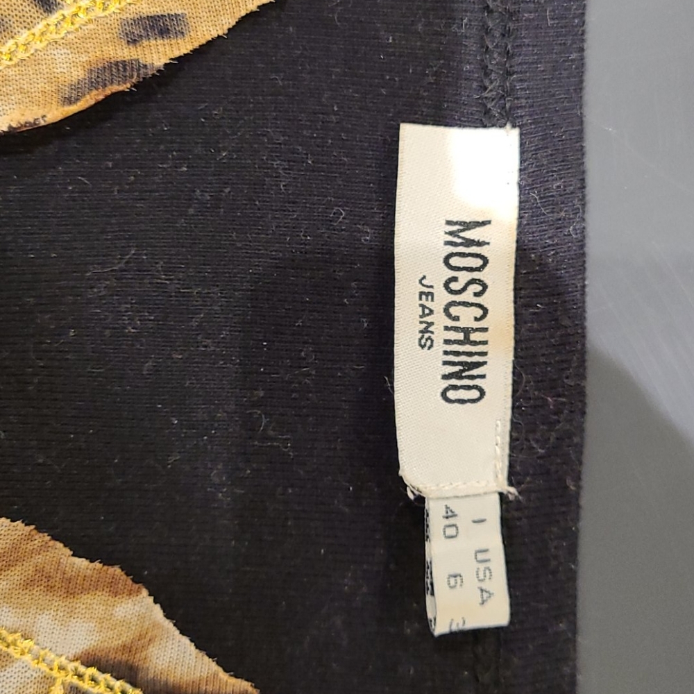 Moschino jeans couture printed top US 6 - Picture 9 of 13